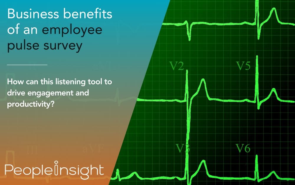 Business benefits of an employee pulse survey