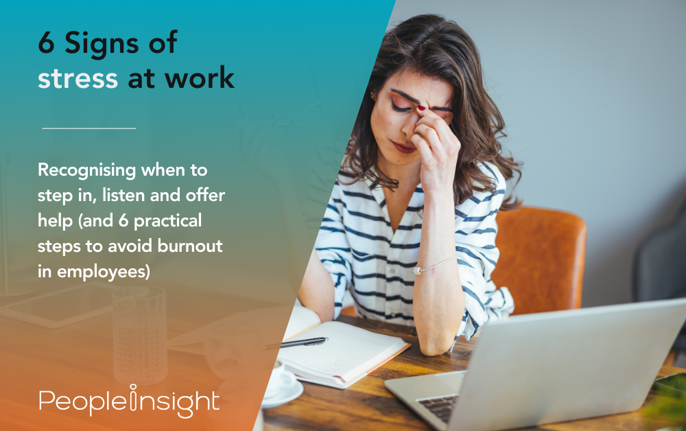 6 Signs of stress at work