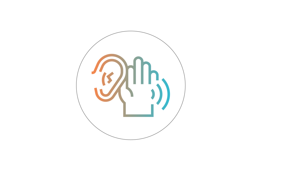 Effective listening strategy icon